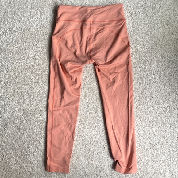 Outdoor Voices TechSweat Leggings Coral Orange in Size Small - Picture 2 of 3